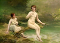 Jules Frederic Ballavoine jules ballavoine les deux baigneuses Art A4 Photo Print