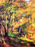 Jules Le Coeur And His Dogs Renoir A4 Photo Print
