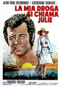 Julie Belmondo Deneuve Vintage Retro Advert Poster A4 Photo Print
