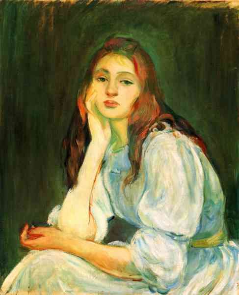 Julie dreaming by Morisot A4 Photo Print