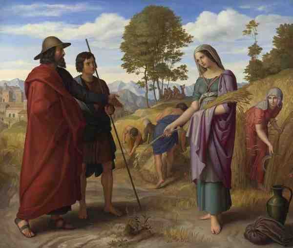 Julius Schnorr Von Carolsfeld Ruth In Boaz'S Field A4 Photo Print
