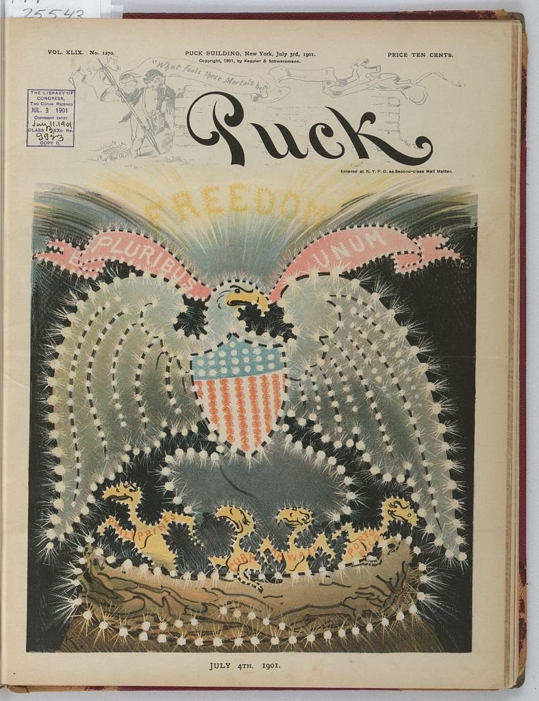 July 4th 1901 PUCK A4 Photo Print