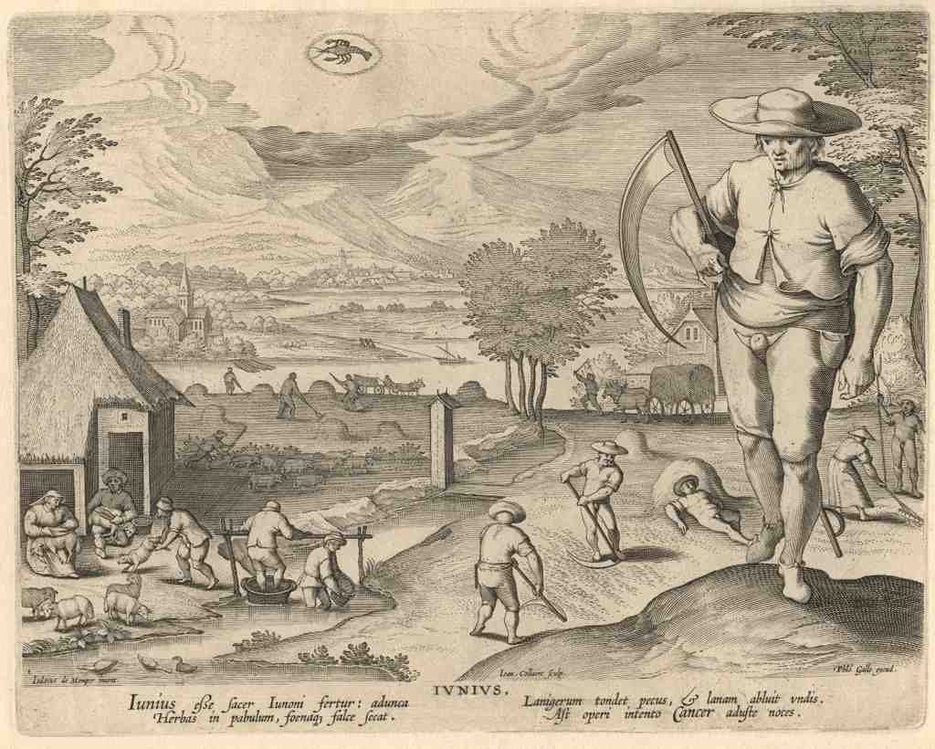 June 16thc Vintage A4 Photo Print