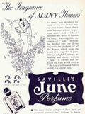 June Perfume Bottle Vintage Retro Advert Poster A4 Photo Print