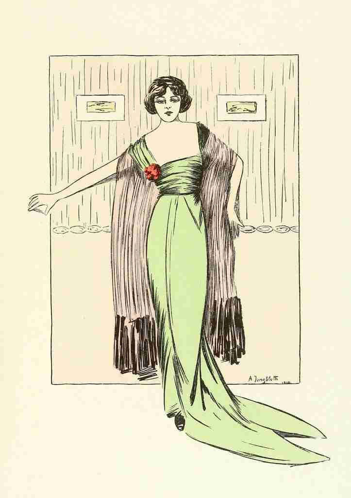Jungbluth Alfred L Les Createurs de la Mode 1910 2 A4 Photo Print