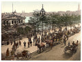 Jungfernsteig at 10 am Hamburg Vintage A4 Photo Print