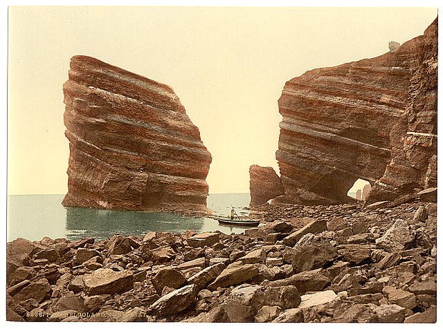 Junk Gat Helgoland Vintage A4 Photo Print