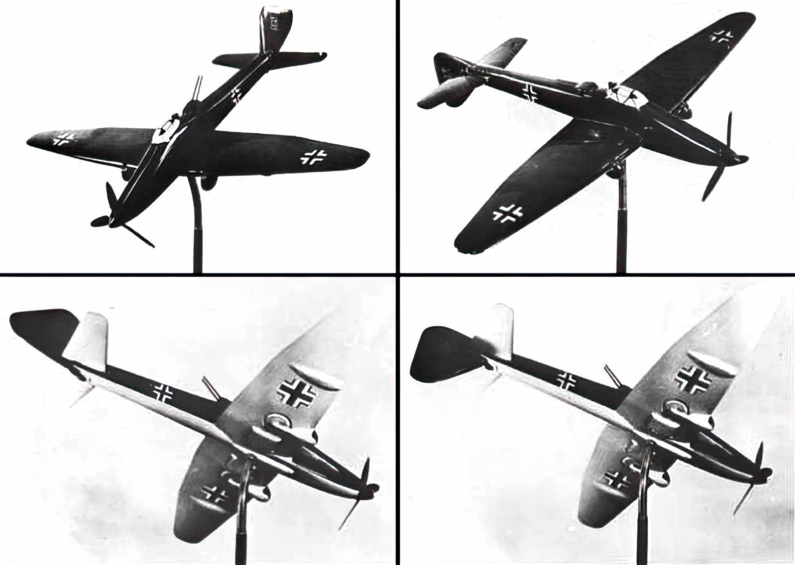 Junkers Ju187 2 A4 Photo Print