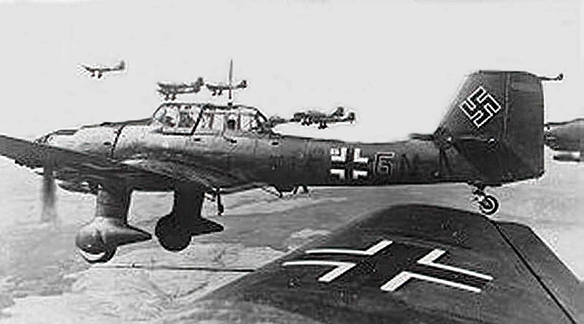 Junkers Ju87 Stuka 14 A4 Photo Print
