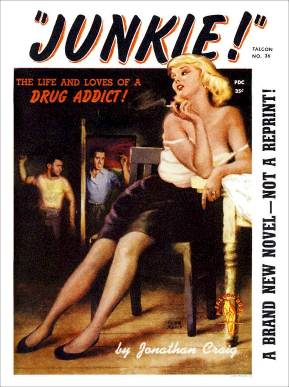 Junkie Vintage Retro Advert Poster A4 Photo Print