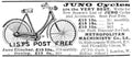 Juno Cycles Vintage Vintage Retro Advert Poster A4 Photo Print