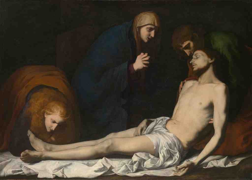 Jusepe de Ribera The Lamentation over the Dead Christ A4 Photo Print