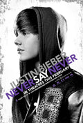 Justin Bieber Never Vintage Retro Advert Poster A4 Photo Print
