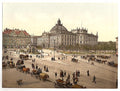 Justisplatz Munich Bavaria Vintage A4 Photo Print
