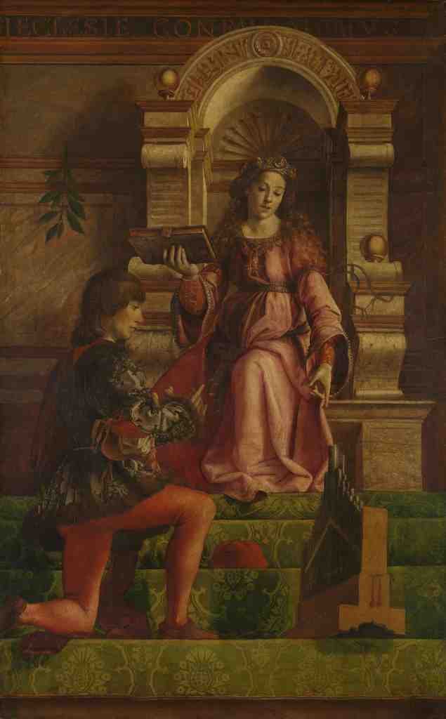 Justus of Ghent and workshop Music A4 Photo Print