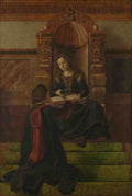 Justus of Ghent and workshop Rhetoric A4 Photo Print