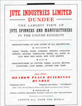 Jute Industries Dundee Vintage Retro Advert Poster A4 Photo Print