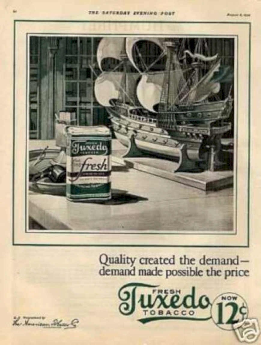 Juxedo Fresh Ship Vintage Retro Advert Ads A4 Photo Print