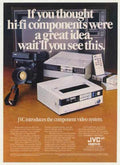 Jvc Video System Vintage Retro Advert Ads A4 Photo Print