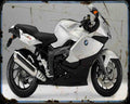 K 1300S 14 1 A4 Photo Print Motorbike Vintage Aged