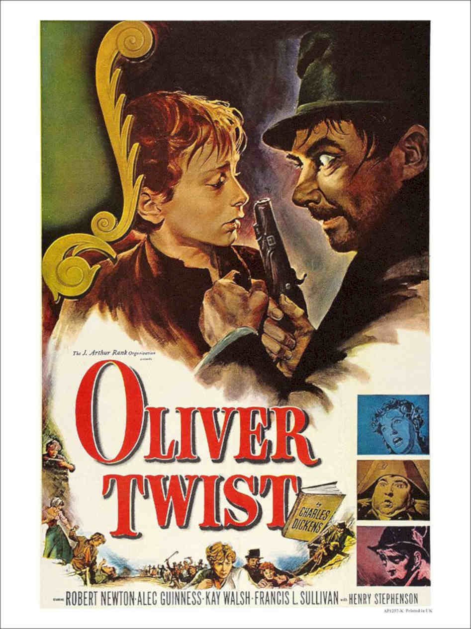 K Charles Dickens Oliver Twist Vintage Retro Advert Poster A4 Photo Print