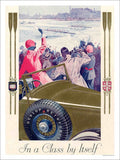 K Dunlop Tyres Boat Race 1932 Vintage Retro Advert Poster A4 Photo Print