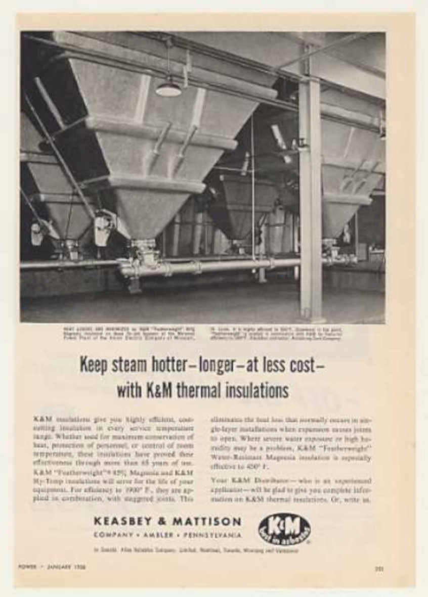 K M Thermal Vintage Retro Advert Ads A4 Photo Print