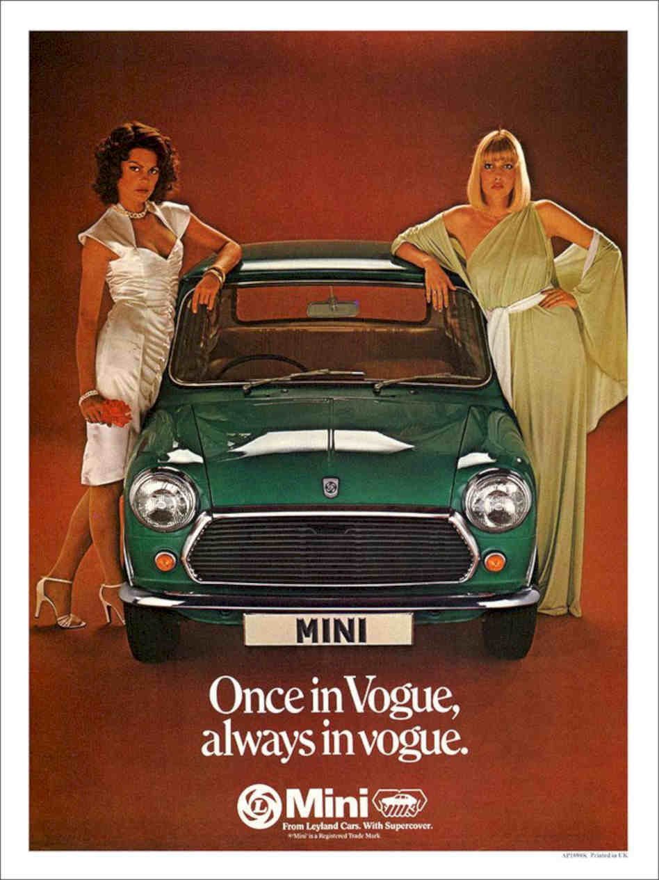 K Mini In Vogue Vintage Retro Advert Poster A4 Photo Print
