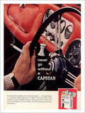 K Never Go Without A Capstan Cigarette Advert Vintage Retro Advert Poster A4 Ph