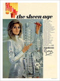 K The Sheen Age Lipstick By Goya Vintage Retro Advert Poster A4 Photo Print