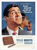 K Wills Whiff Cigars Vintage Retro Advert Poster A4 Photo Print