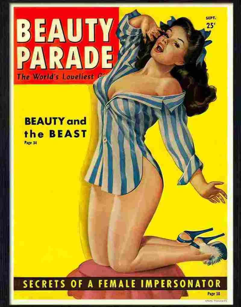 K beauty parade glamour magazine cover Advert A4 Photo Print