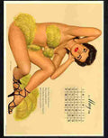 K calendar girl may 1956 Advert A4 Photo Print