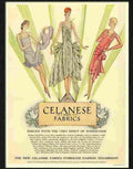 K celanese fabrics 1928 2 Advert A4 Photo Print