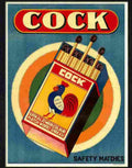 K cock safety matches Advert A4 Photo Print