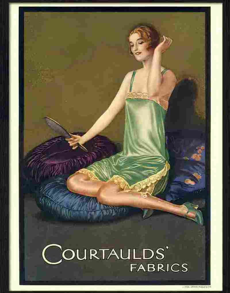 K courtaulds fabrics Advert A4 Photo Print