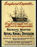 K england expects royal naval recruitment poster Advert A4 Photo Print