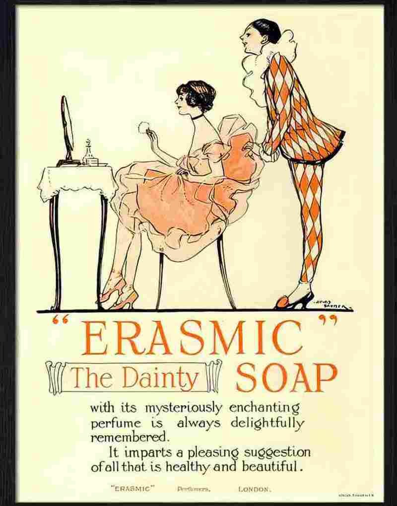 K erasmic the dainty soap 1920s Advert A4 Photo Print