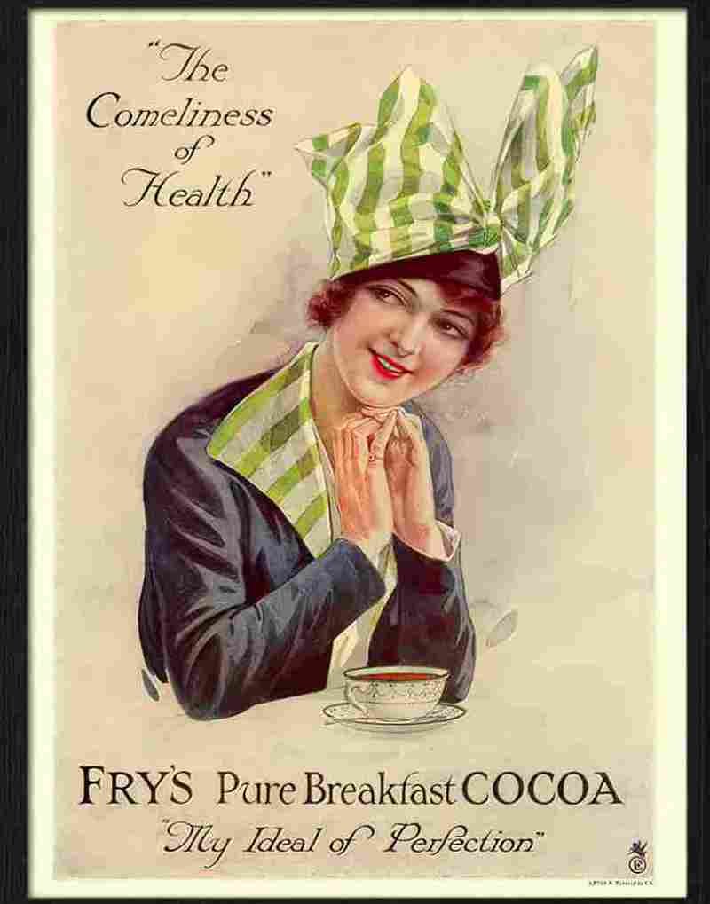 K frys pure breakfast cocoa Advert A4 Photo Print