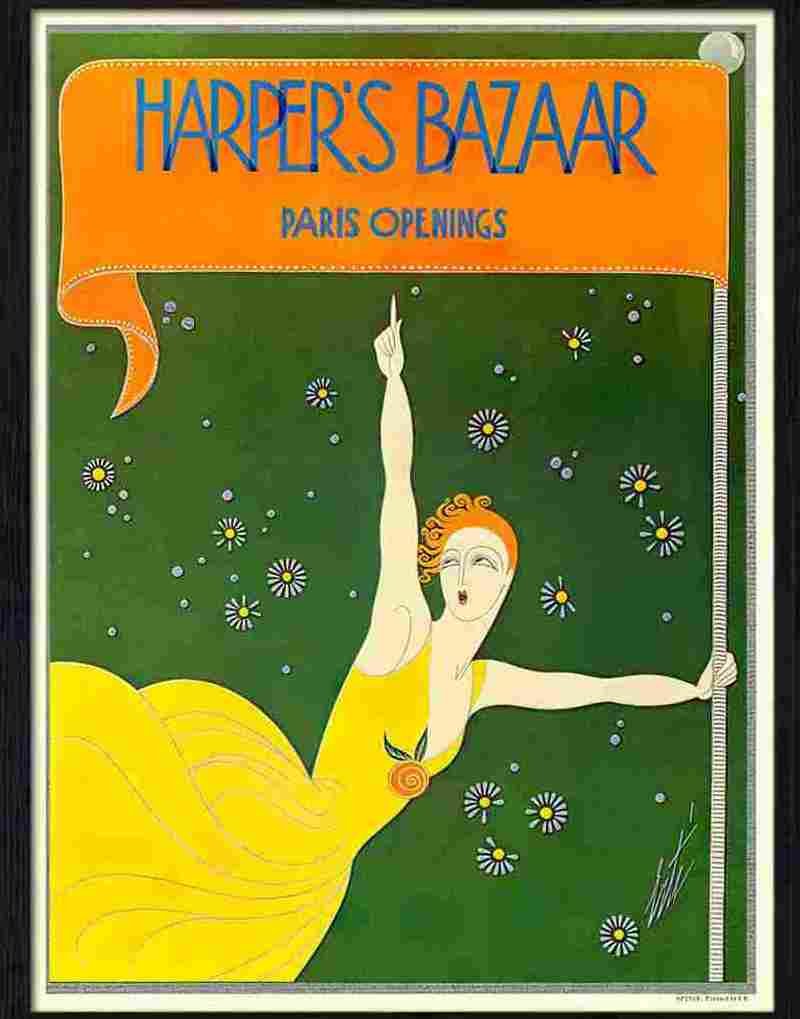 K harpers bazaar paris openings Advert A4 Photo Print