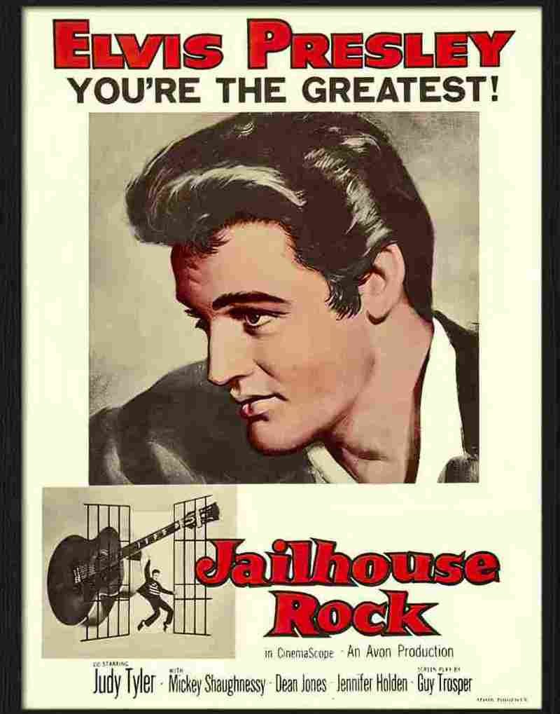 K jailhouse rock elvis rock n roll poster Advert A4 Photo Print
