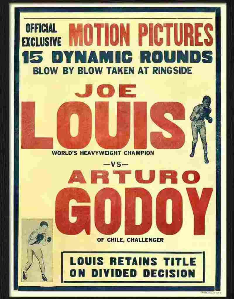 K joe louis boxing Advert A4 Photo Print