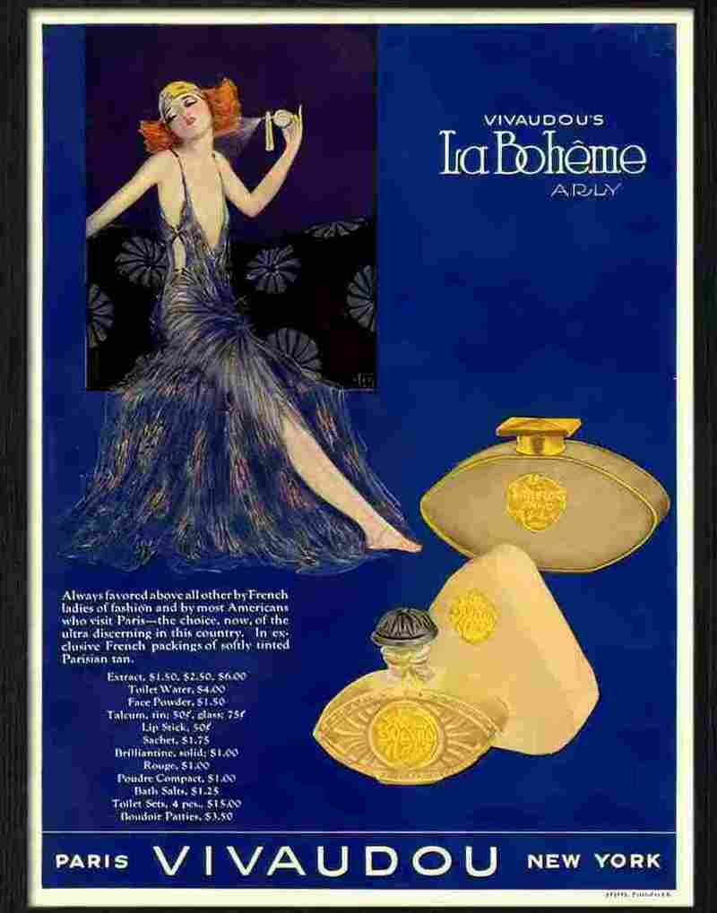 K la boheme perfume 1920s 2 Advert A4 Photo Print