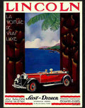 K lincoln car advert french 2 Advert A4 Photo Print