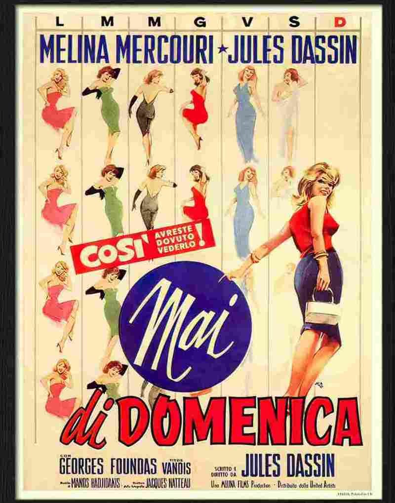 K never on sunday mai di domenica Advert A4 Photo Print