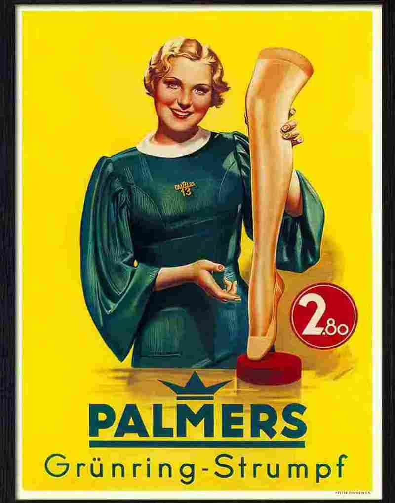 K palmers stockings advert 1930s Advert A4 Photo Print