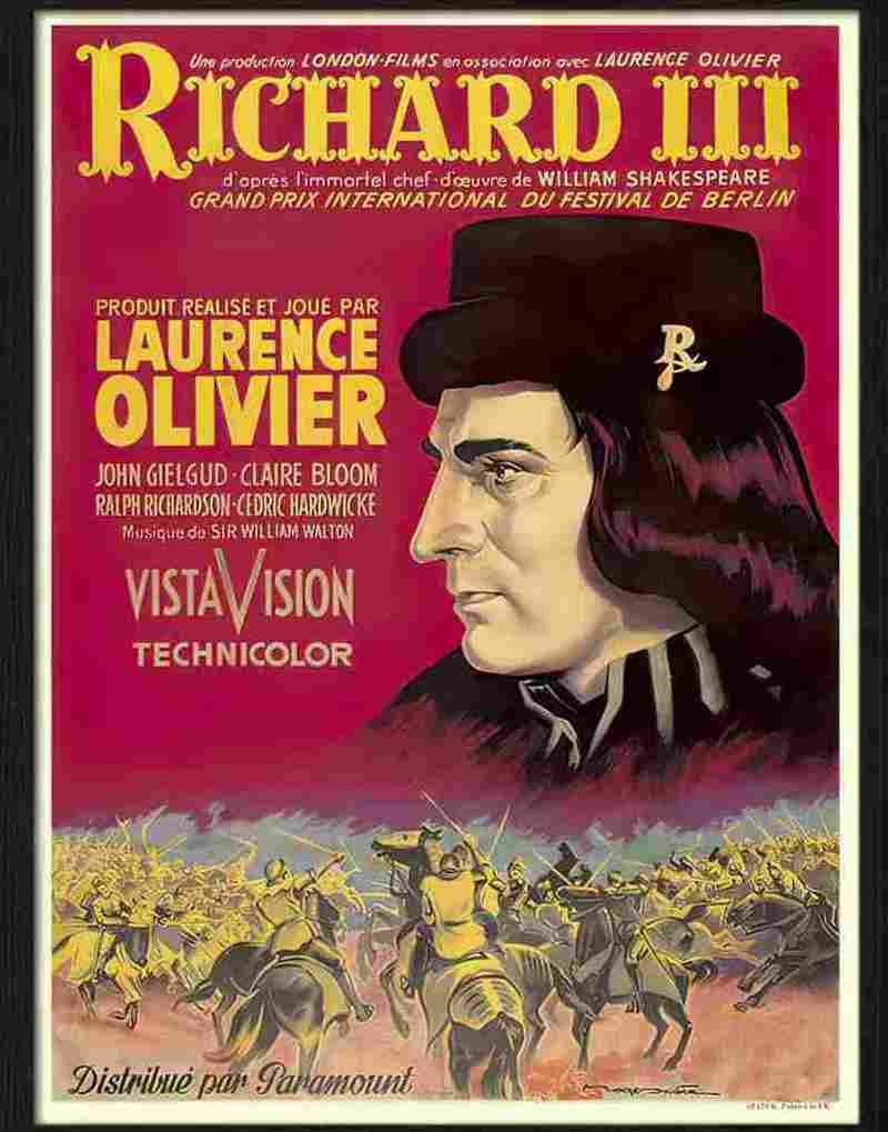 K richard III laurence olivier shakespeare Advert A4 Photo Print
