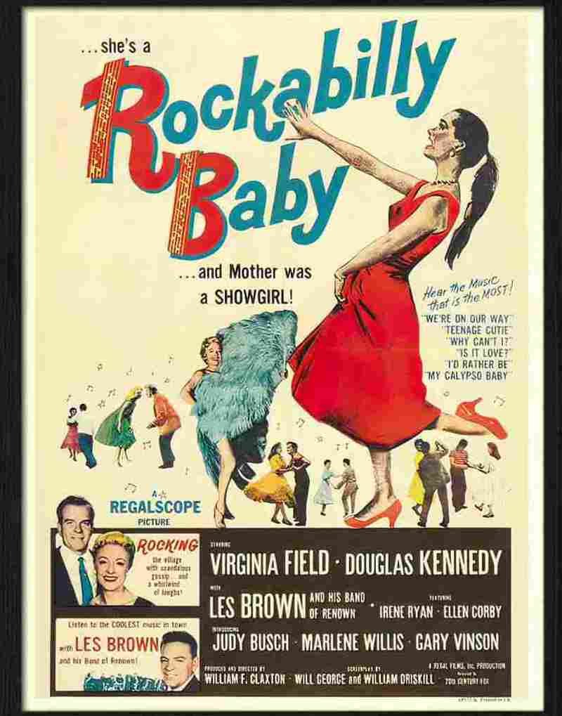 K rockabilly baby Advert A4 Photo Print