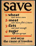 K save wheat meat fats sugar Advert A4 Photo Print