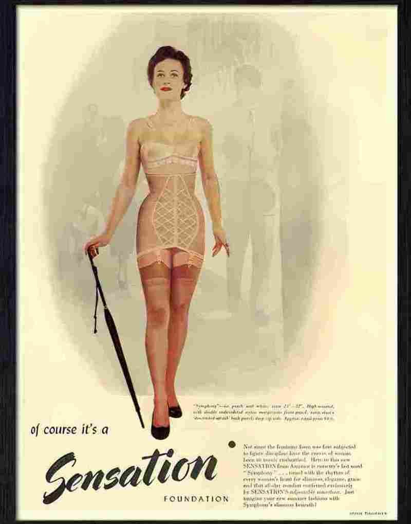 K sensation lingerie advert Advert A4 Photo Print